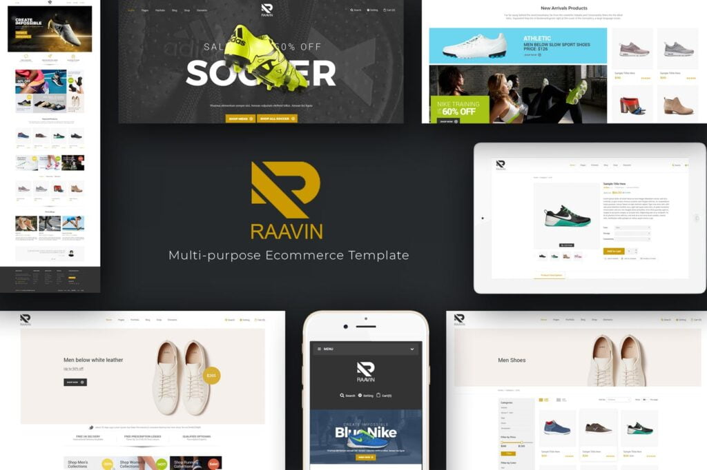 Raavin – Shoes Responsive OpenCart Theme