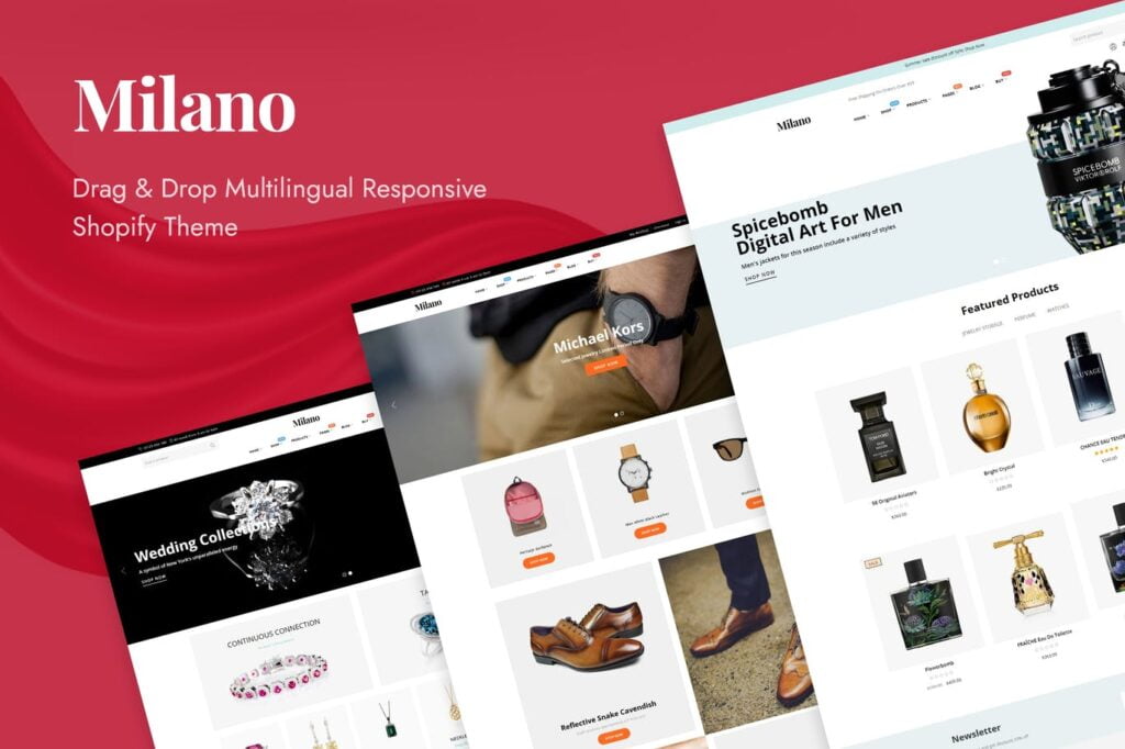 Milano – Tema Shopify Fashion Responsivo
