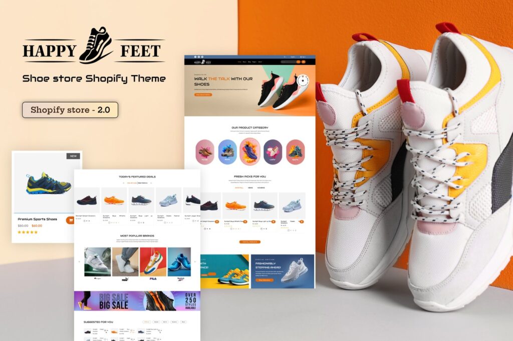 HappyFeet – Tema Shopify de Calçados