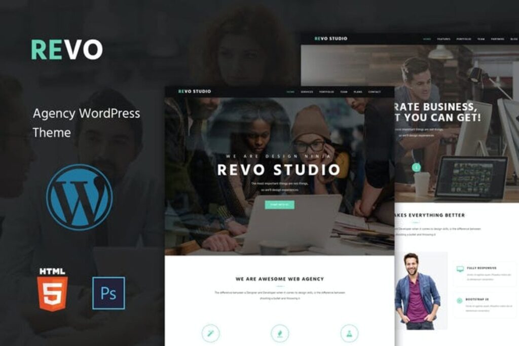 Revo Studio – Tema WordPress Multiuso